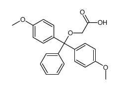 2-[bis(4-methoxyphenyl)-phenylmethoxy]acetic acid Structure