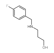 3-[(4-fluorophenyl)methylamino]propan-1-ol Structure