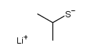 propan-2-thiol lithium salt Structure