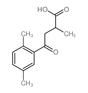 Benzenebutanoic acid, a,2,5-trimethyl-g-oxo- Structure