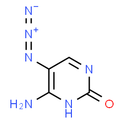 2(1H)-Pyrimidinone, 4-amino-5-azido- (9CI) structure