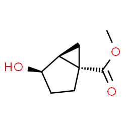 Bicyclo[3.1.0]hexane-1-carboxylic acid, 4-hydroxy-, methyl ester, (1alpha,4beta,5alpha)- structure