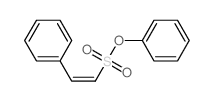 Ethenesulfonic acid,2-phenyl-, phenyl ester, (E)- (8CI,9CI)结构式