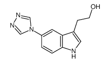 5-(4H-1,2,4-噻唑-4-基)-1H-吲哚-3-乙醇结构式