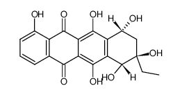 alpha-Rhodomycinone Structure