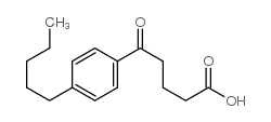 5-OXO-5-(4-N-PENTYLPHENYL)VALERIC ACID Structure