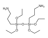 3-[[3-aminopropyl(diethoxy)silyl]oxy-diethoxysilyl]propan-1-amine结构式