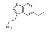 2-(5-ethyl-1-benzothiophen-3-yl)ethanamine结构式