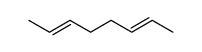 trans-2,trans-6-octadiene Structure