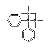 diphenyl-bis(trimethylsilyl)silane Structure