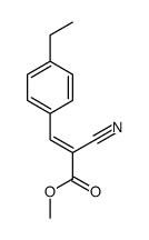 methyl 2-cyano-3-(4-ethylphenyl)prop-2-enoate Structure