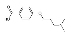 4-[3-(N,N-dimethylamino)-1-propyloxy]benzoic acid Structure