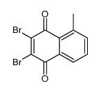 2,3-dibromo-5-methylnaphthalene-1,4-dione结构式