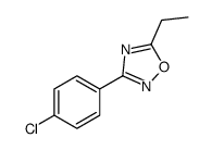 3-(4-Chlorophenyl)-5-ethyl-1,2,4-oxadiazole structure