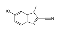 1H-Benzimidazole-2-carbonitrile,6-hydroxy-1-methyl-(9CI)结构式