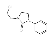 1-(2-Chloroethyl)-3-phenyl-2-imidazolidone结构式