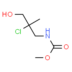 Carbamic acid,(2-chloro-3-hydroxy-2-methylpropyl)-,methyl ester (9CI) Structure