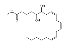 methyl (8Z,11Z,14Z)-5,6-dihydroxyicosa-8,11,14-trienoate结构式