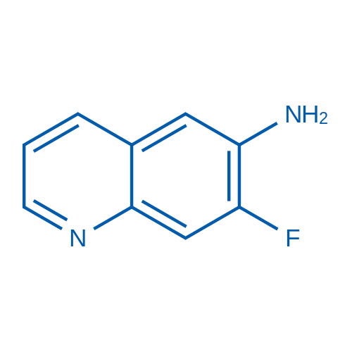 7-Fluoroquinolin-6-amine structure