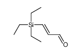 3-triethylsilylprop-2-enal Structure