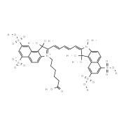 Sulfo-Cyanine5.5 carboxylic acid structure