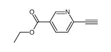6-ethynylnicotinic acid ethyl ester结构式