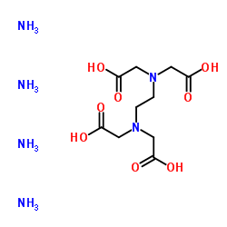 Glycine,N,N'-1,2-ethanediylbis[N-(carboxymethyl)-, ammonium salt (1:4) structure