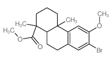 1-Phenanthrenecarboxylicacid, 7-bromo-1,2,3,4a,9,10,10a-octahydro-6-methoxy-1,4a-dimethyl-, methylester, [1S-(1a,4aa,10ab)]- (9CI) picture