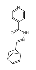 4-Pyridinecarboxylicacid, 2-(bicyclo[2.2.1]hept-5-en-2-ylmethylene)hydrazide structure