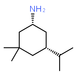 Cyclohexanamine, 3,3-dimethyl-5-(1-methylethyl)-, (1R,5R)-rel- (9CI) picture