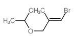 Ether,3-bromo-2-methylallyl isopropyl, (E)- (8CI)结构式