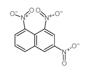 Naphthalene,1,3,8-trinitro-结构式