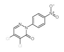 3(2H)-Pyridazinone,4,5-dichloro-2-(4-nitrophenyl)- picture