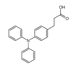 3-[4-(N-phenylanilino)phenyl]propanoic acid Structure