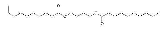 4-decanoyloxybutyl decanoate结构式