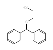 Ethanethiol,2-[(diphenylmethyl)thio]-结构式