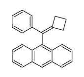 Anthracene,9-(cyclobutylidenephenylmethyl)-结构式