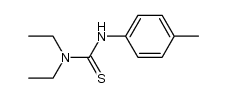 N,N-diethyl-N'-p-tolyl-thiourea结构式