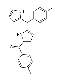 1-(4-methylbenzoyl)-5-(4-iodophenyl)dipyrromethane Structure