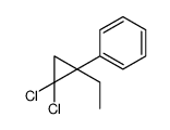 (2,2-dichloro-1-ethylcyclopropyl)benzene Structure