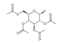 氟代四乙酸 beta-d-吡喃葡萄糖酯结构式