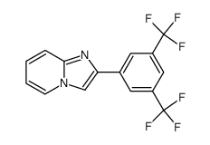 2-[3',5'-bis(trifluoromethyl)phenyl]imidazo[1,2-a]pyridine Structure