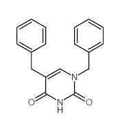 2,4(1H,3H)-Pyrimidinedione,1,5-bis(phenylmethyl)- structure