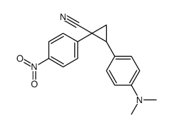 2-[4-(Dimethylamino)phenyl]-1-(4-nitrophenyl)-1-cyclopropanecarbonitrile结构式