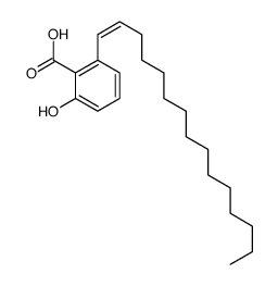 2-hydroxy-6-[(E)-pentadec-1-enyl]benzoic acid Structure