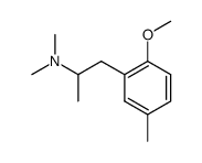 [2-(2-methoxy-5-methyl-phenyl)-1-methyl-ethyl]-dimethyl-amine Structure