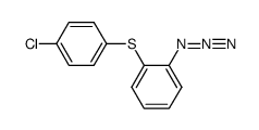 1-azido-2-(4-chloro-phenylsulfanyl)-benzene Structure