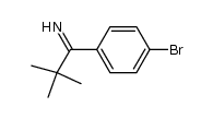 1-(4-bromophenyl)-2,2-dimethylpropan-1-imine Structure