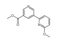 6-methoxy-[2,3']bipyridinyl-5'-carboxylic acid methyl ester Structure