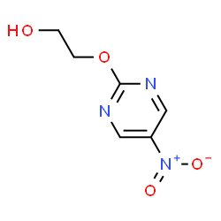 Ethanol, 2-[(5-nitro-2-pyrimidinyl)oxy]- (9CI) structure